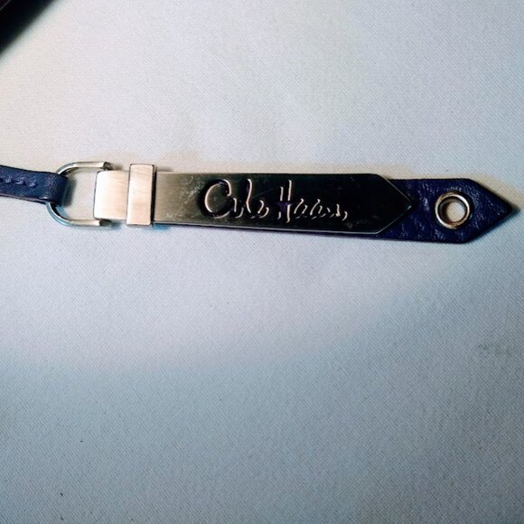 Cole Haan  purple-eggplant with chocolate trimmings  leather bag - Picture 6 of 16